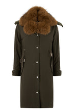 Load image into Gallery viewer, Long parka with buttons
