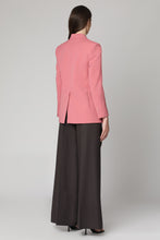 Load image into Gallery viewer, Lamella double-breasted wool blazer
