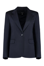 Load image into Gallery viewer, Lamine stretch virgin wool blazer
