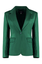 Load image into Gallery viewer, Lamine wool single-breasted blazer
