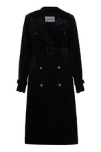 Load image into Gallery viewer, Lana velvet trench coat
