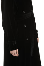 Load image into Gallery viewer, Lana velvet trench coat
