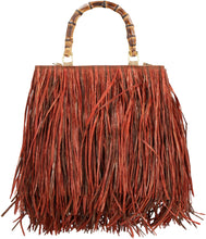 Load image into Gallery viewer, Lampione raffia tote bag
