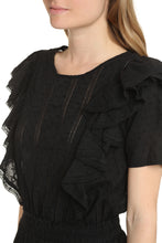 Load image into Gallery viewer, Natasha frilled cotton mini-dress
