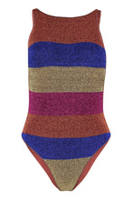 Load image into Gallery viewer, Lumière striped one-piece swimsuit
