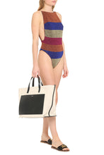 Load image into Gallery viewer, Lumière striped one-piece swimsuit
