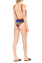 Load image into Gallery viewer, Lumière striped one-piece swimsuit
