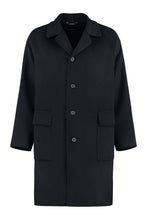 Load image into Gallery viewer, Single-breasted wool coat
