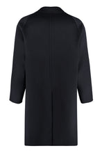 Load image into Gallery viewer, Single-breasted wool coat
