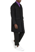 Load image into Gallery viewer, Single-breasted wool coat

