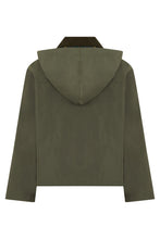 Load image into Gallery viewer, Rain jacket with contrasting collar
