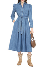 Load image into Gallery viewer, Luana denim shirtdress
