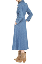 Load image into Gallery viewer, Luana denim shirtdress
