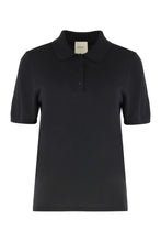 Load image into Gallery viewer, Knitted viscose polo shirt
