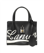 Load image into Gallery viewer, Logo print leather handbag
