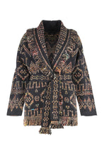 Load image into Gallery viewer, Grunge Beat Jacquard knit cardigan
