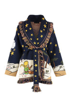 Load image into Gallery viewer, Cardigan Collab The Little Prince in jacquard knit
