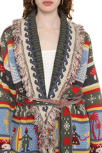 Load image into Gallery viewer, Winter Friends jacquard cardigan

