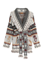 Load image into Gallery viewer, Winter Friends jacquard cardigan
