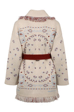 Load image into Gallery viewer, Bandana Jacquard knit cardigan
