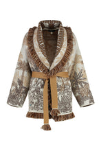 Load image into Gallery viewer, Jungle Toile De Jouy cardigan
