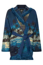 Load image into Gallery viewer, Cardigan Lost In The Blue with Fringe

