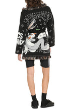 Load image into Gallery viewer, Bandana jacquard cardigan

