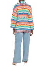 Load image into Gallery viewer, Cardigan Over The Rainbow in cotone
