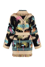 Load image into Gallery viewer, Palm Tree Jacquard Icon cardigan
