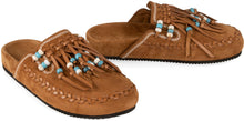 Load image into Gallery viewer, Salvation Mountain suede mules
