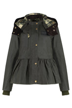 Load image into Gallery viewer, Barbour x ERDEM - Dhalia waxed cotton jacket
