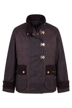 Load image into Gallery viewer, Waxed cotton jacket in checks
