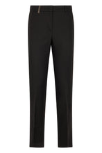 Load image into Gallery viewer, Straight leg cotton blend pants with elastane
