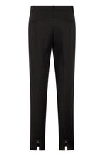 Load image into Gallery viewer, Straight leg cotton blend pants with elastane
