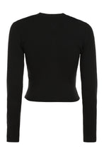 Load image into Gallery viewer, Ribbed merino wool cardigan
