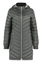 Load image into Gallery viewer, Techno fabric long down jacket
