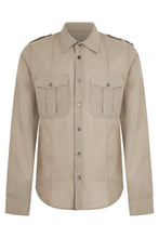 Load image into Gallery viewer, Cotton gauze checked shirt
