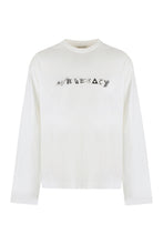 Load image into Gallery viewer, Embroidered cotton T-shirt
