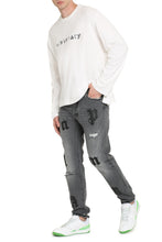 Load image into Gallery viewer, Embroidered cotton T-shirt
