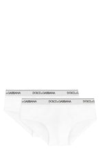 Load image into Gallery viewer, Set of two cotton briefs with logoed elastic band

