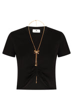 Load image into Gallery viewer, Logo detail cropped t-shirt
