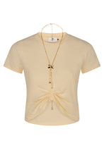 Load image into Gallery viewer, Logo detail cropped t-shirt
