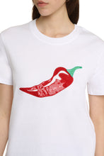 Load image into Gallery viewer, Mach embroidered cotton T-shirt
