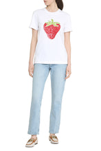 Load image into Gallery viewer, Mach embroidered cotton T-shirt
