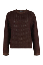 Load image into Gallery viewer, Wool-blend crew-neck sweater
