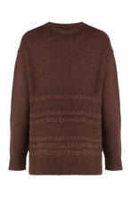 Load image into Gallery viewer, Sweater with round neck in mixed wool
