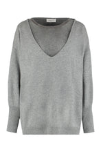 Load image into Gallery viewer, Long sleeve crew-neck sweater
