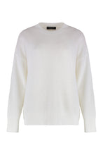 Load image into Gallery viewer, Wool-cotton blend crew-neck sweater

