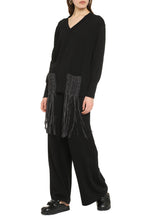 Load image into Gallery viewer, Cotton V-neck pullover
