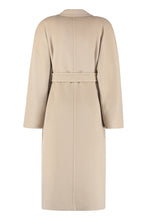 Load image into Gallery viewer, Madame double-breasted virgin wool coat
